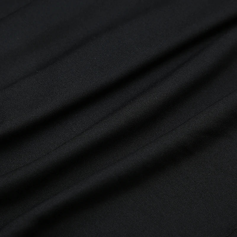 Mesh Skirts Low Waisted Long Black Knitted 's Bottom