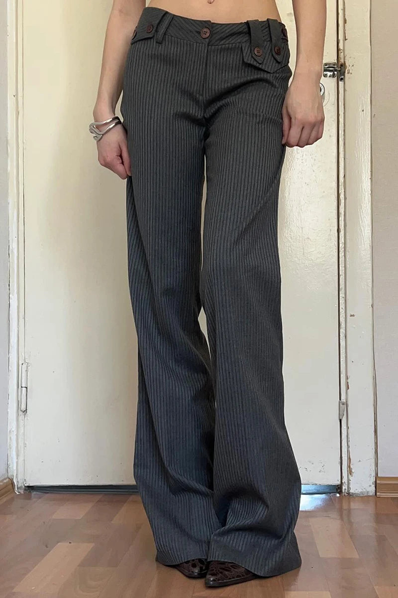 Striped Pants Trousers Bottoms