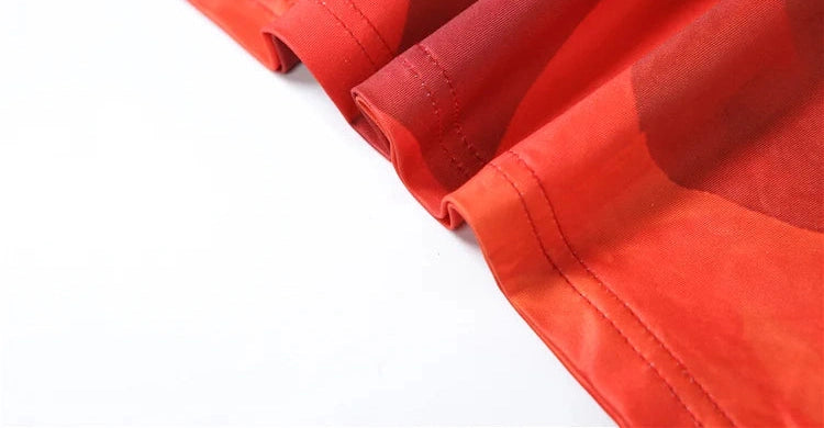 Stunning Panelled Two Piece Set Low Neck Slim Camisoles High Waist Maxi Skirt Attire
