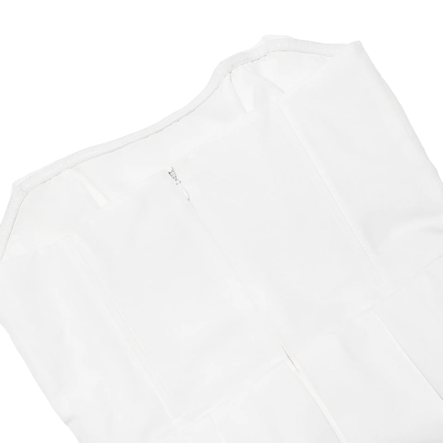 Strapless Bodycon Dress Mini White Corset Dress Casual Flare Dress