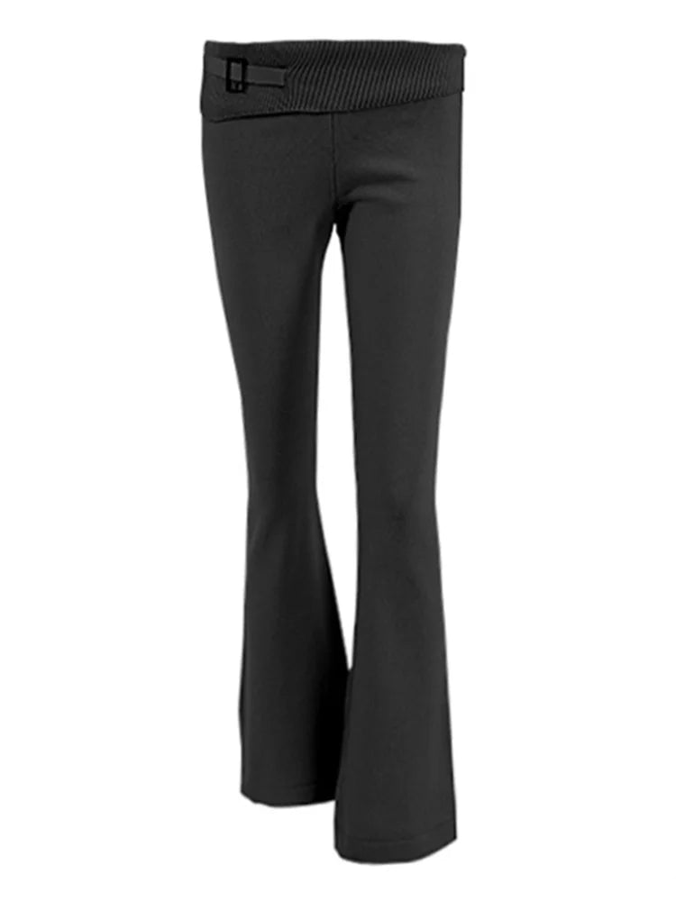 Knit 2 Piece-Set Trousers Hoodie Tracksuit Crop top Knit And Pants Sets Trousers