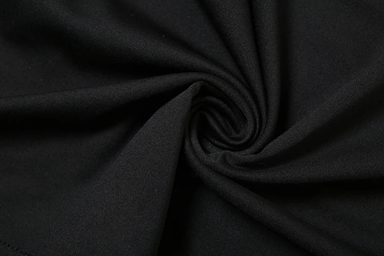 Irregular Hollow Cross Knot Maxi Dress Backless High Splits Midnight