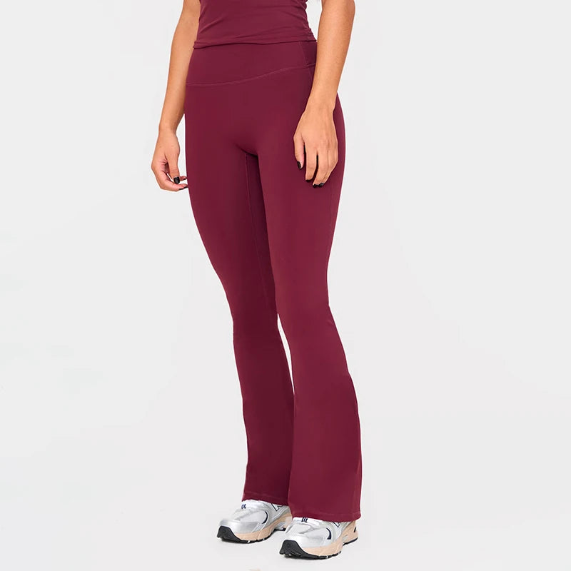 Backless Halter Wait Skinny Flar Pant Set Lift Hip Sporty Pant Set
