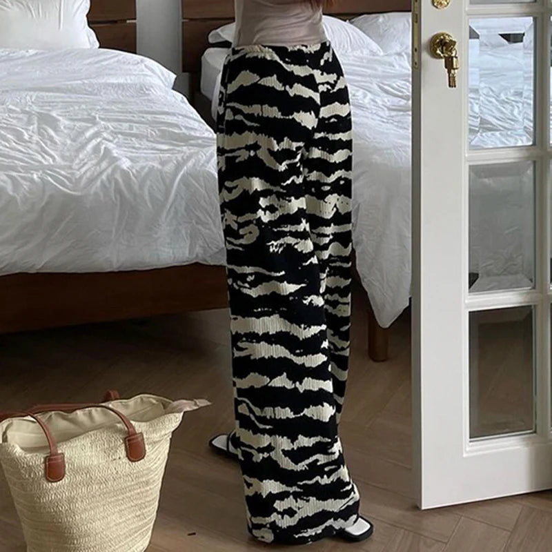 Zebra Looe Trouer Bottom Pant