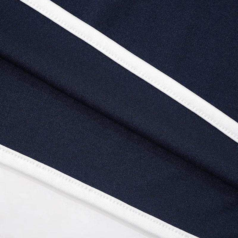 Navy Blue Pocket Mini Dress
