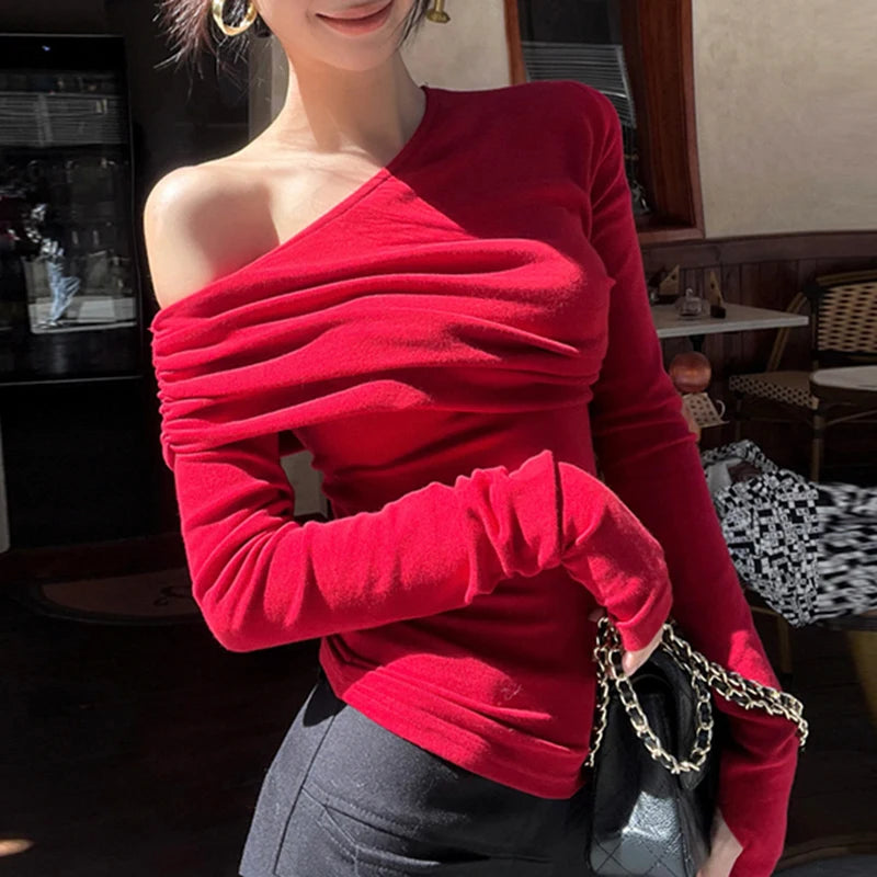 Asymmetrical Top Long Sleeved ing