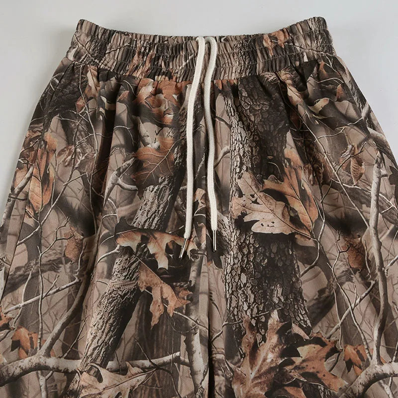 Graphic Baggy Pant Drawtring Looe Bottom Trouer