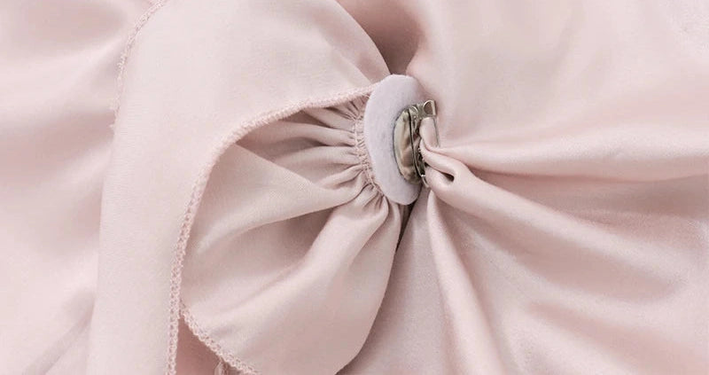 Halter 3D Flower Backless Sleeveless Satin Mini Dress