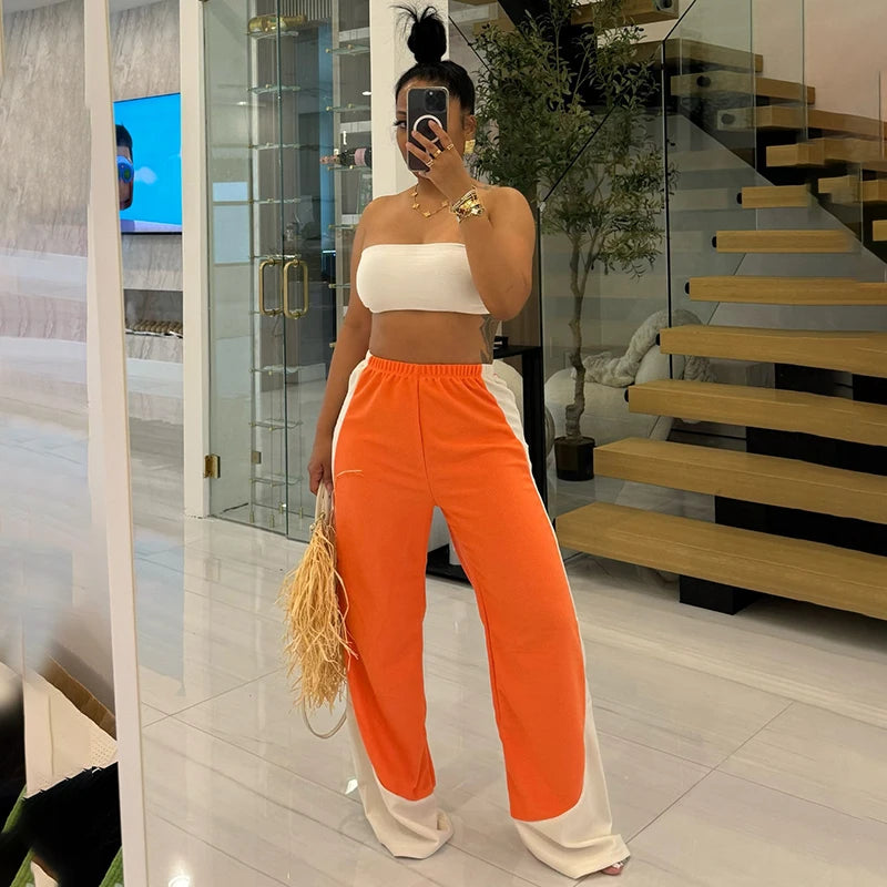 Retro Pant Hundr Straight Drap Pant Looe Wide-Leg Pant Sweatpant