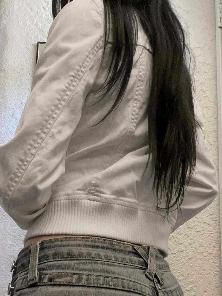 Zip Up Jackets Pockets Coats