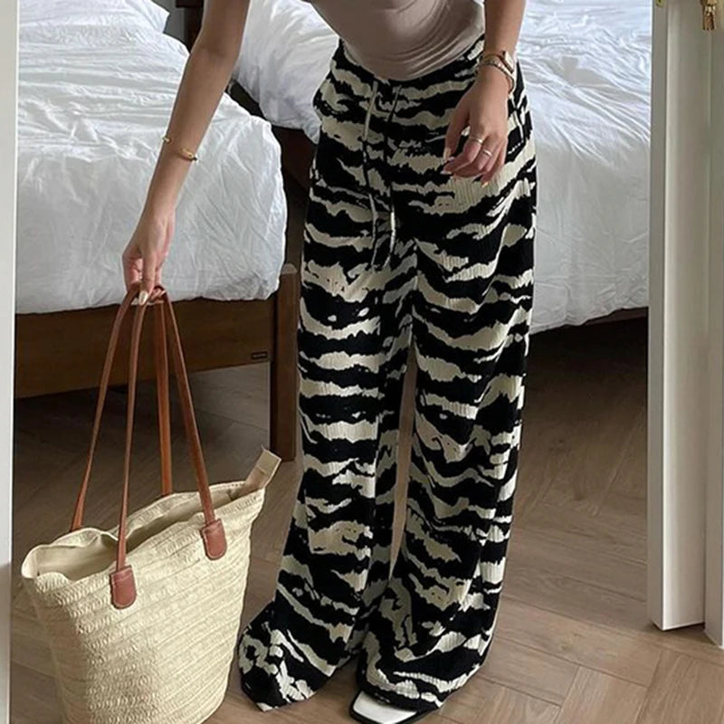 Zebra Looe Trouer Bottom Pant