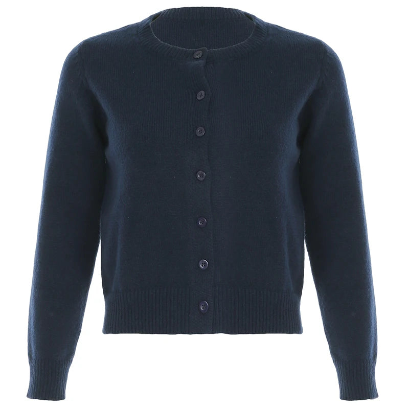Cardigan All-match Single-breat Knit Coat Sweater