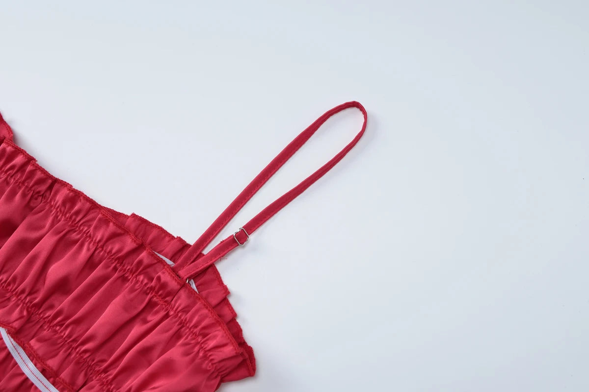 Ruched Slim Top Shorts Two Piece Set