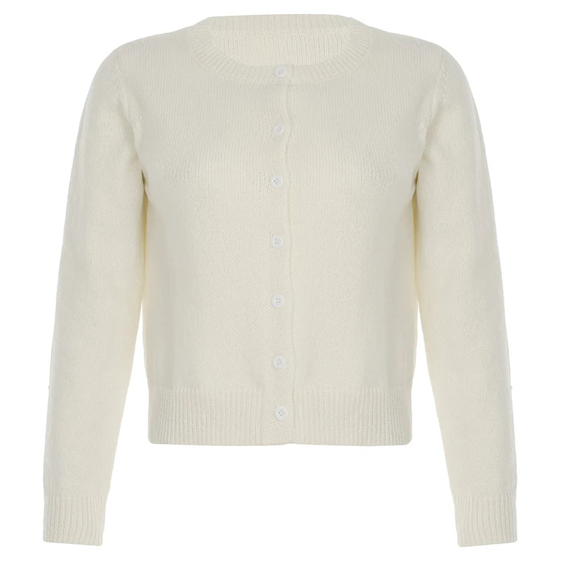 Cardigan All-match Single-breat Knit Coat Sweater