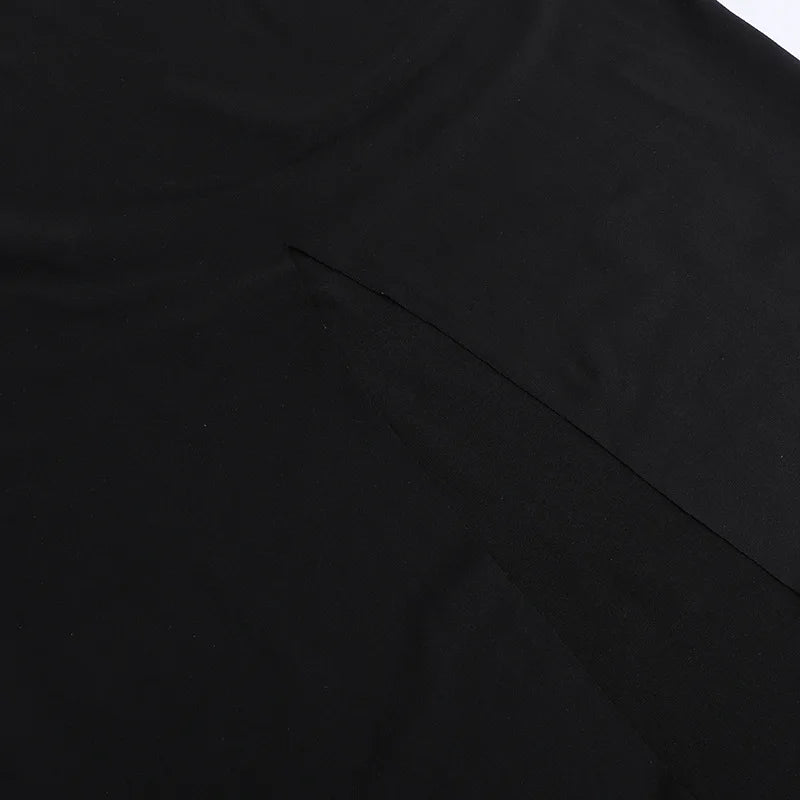 Black Backless Butterfly Detail Maxi Dress
