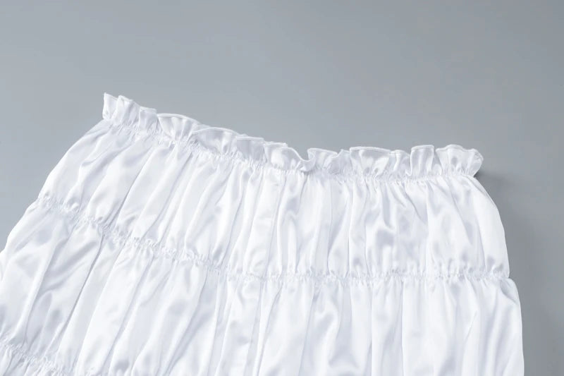 Ruched Slim Top Shorts Two Piece Set