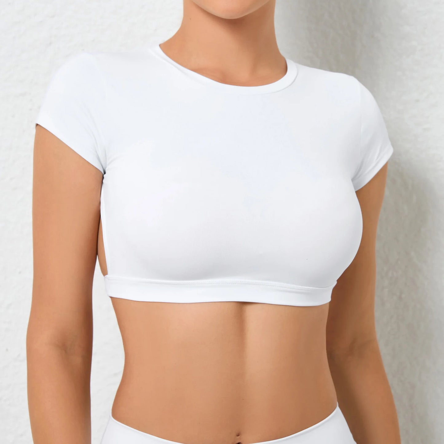 Breathable Backless Yoga Sport Crop Top