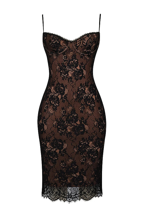 Year Dress Bodycon Lace Dress Knee Length Birthday Dress