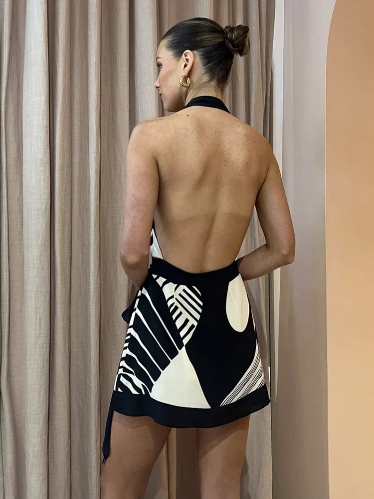 Halter Backless Bodycon Dress