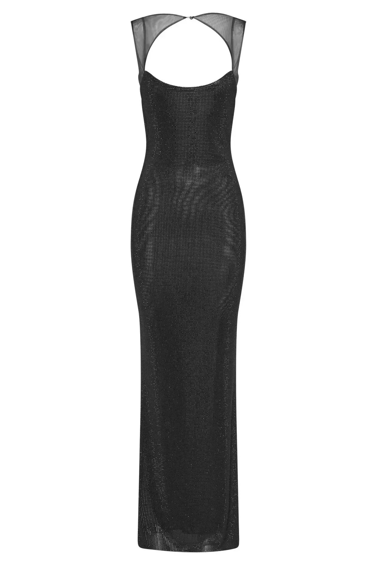 Sequins Sleeveless Maxi Dress for Luxury Long mal Occasion Dress Shiny Backless Evening Gala Dresses