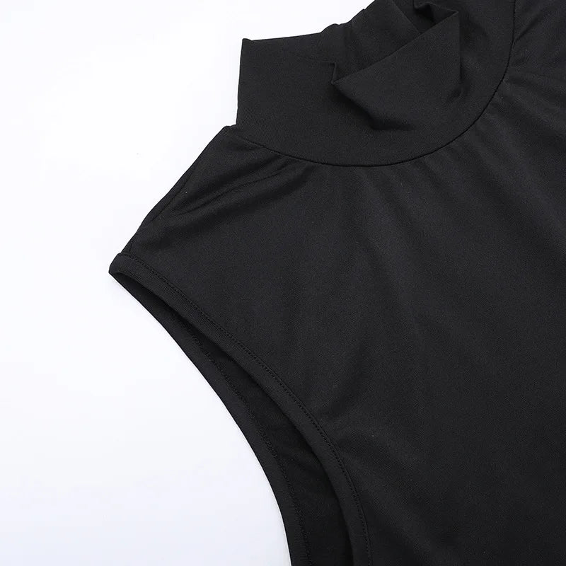 Black Backless Butterfly Detail Maxi Dress