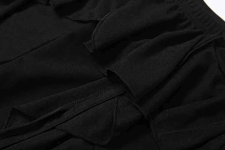 Irregular Tierred Flare Pants