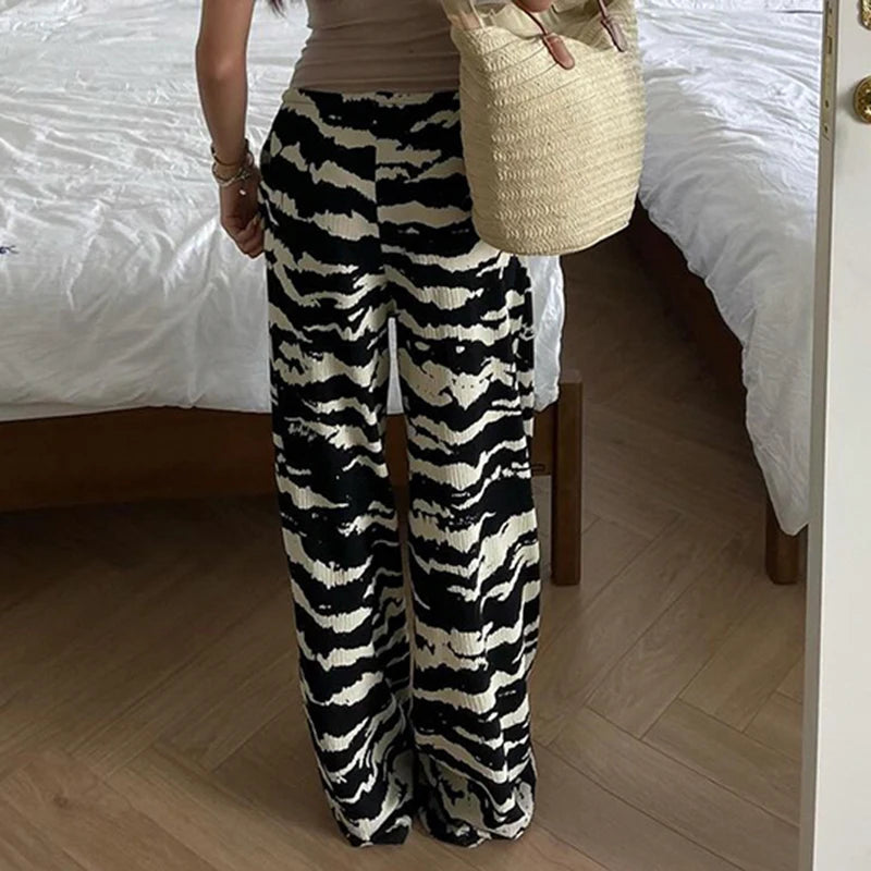 Zebra Looe Trouer Bottom Pant