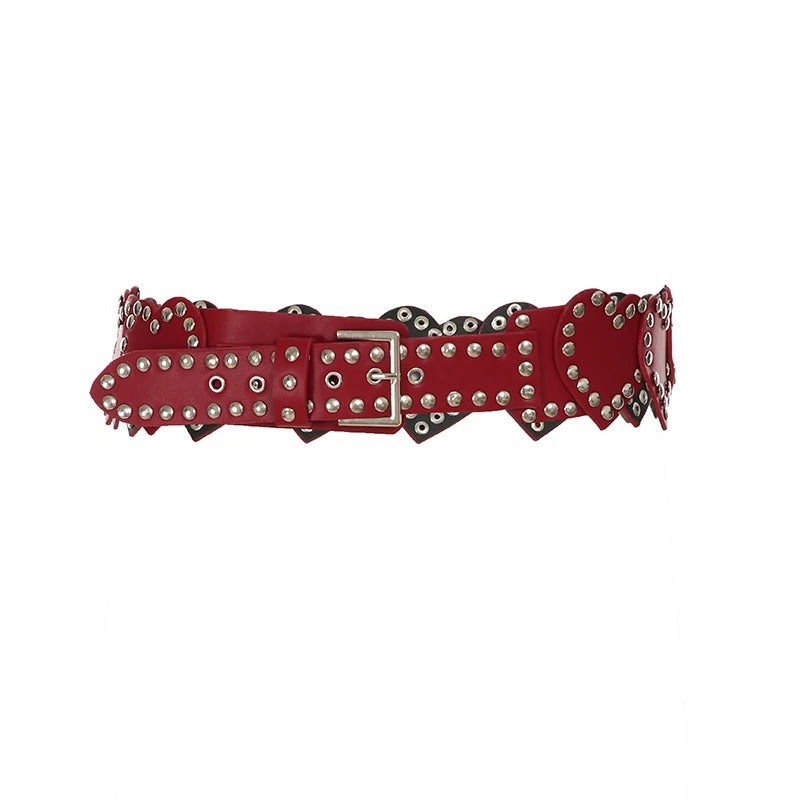 PU Belts Hole PU Belt Fairycore Grunge Belts