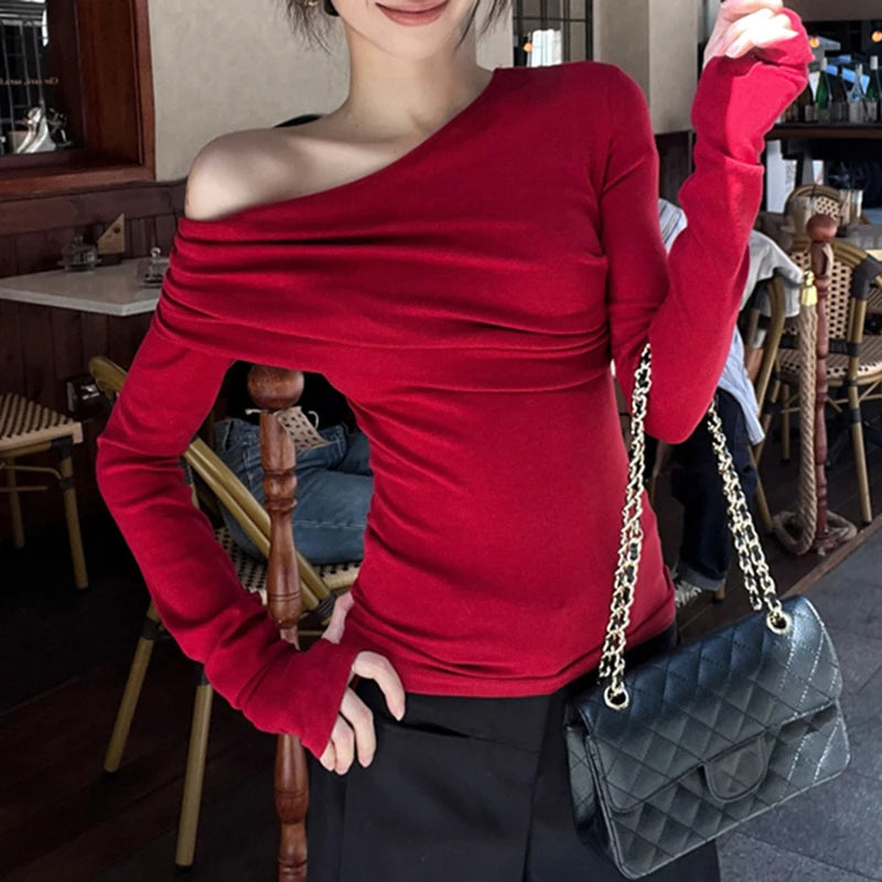 Asymmetrical Top Long Sleeved ing