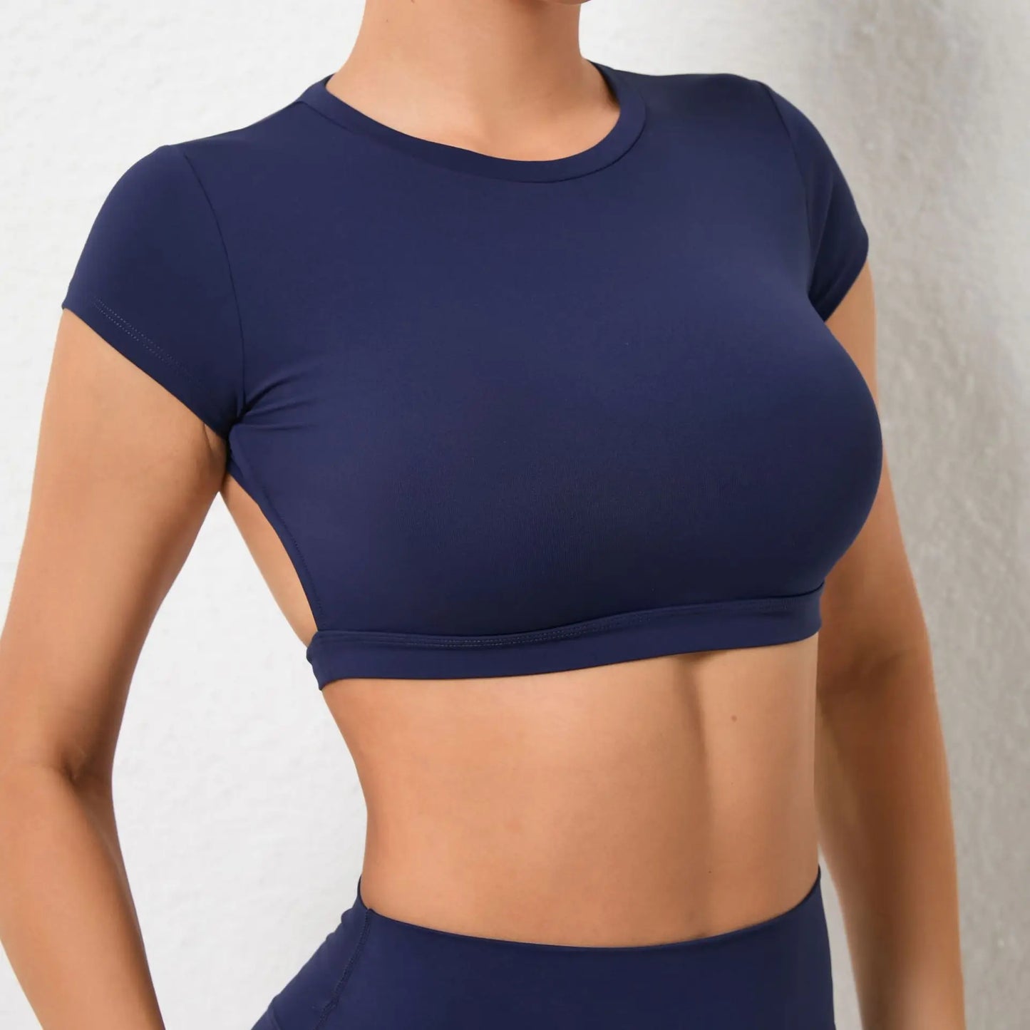 Breathable Backless Yoga Sport Crop Top