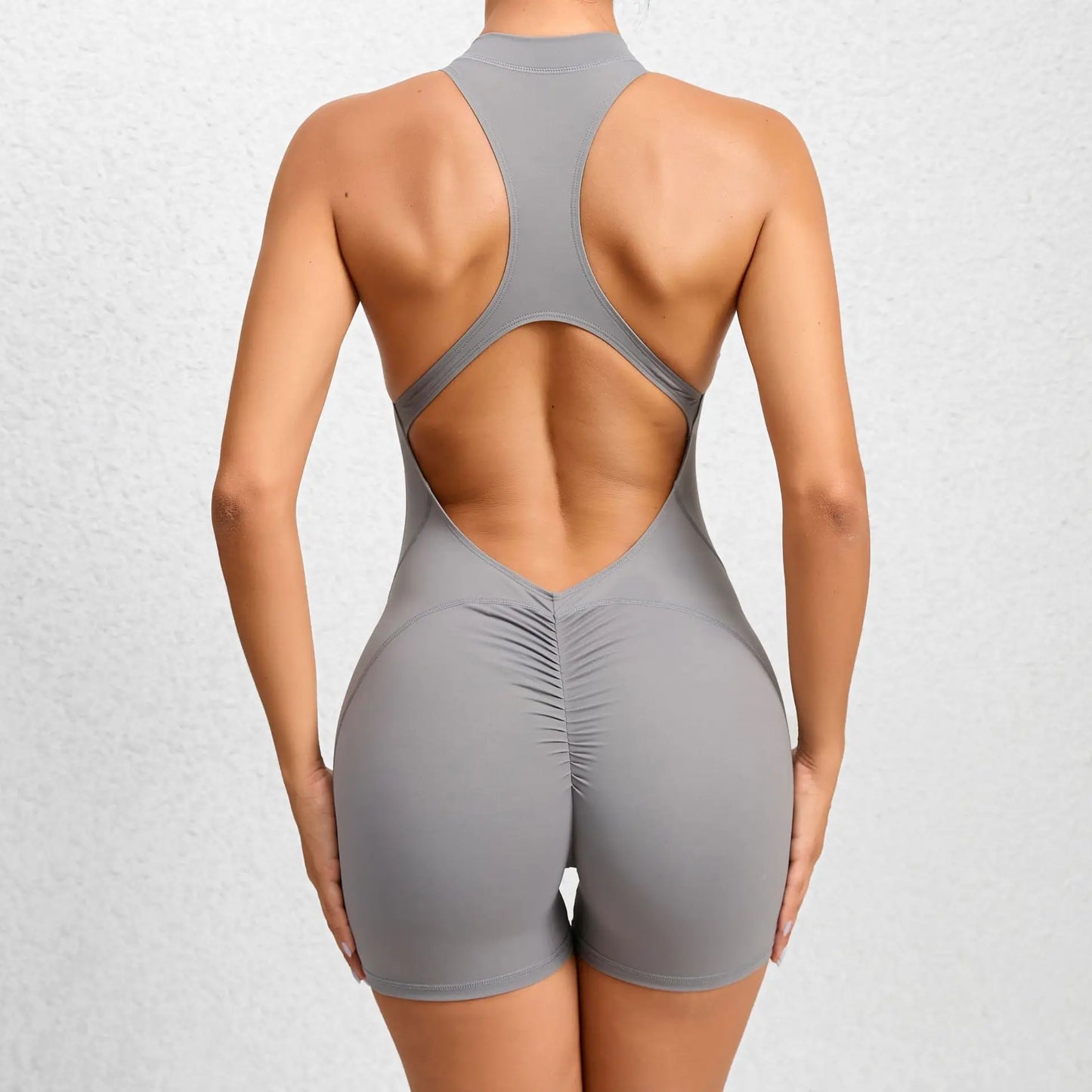 Short Gym Yoga Workout One-piece Bodysuit