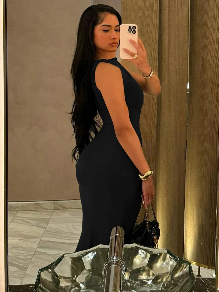 Sleeveless Maxi Bodycon Dress