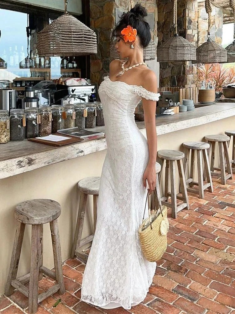 Ruched Backless Bodycon Maxi Dress