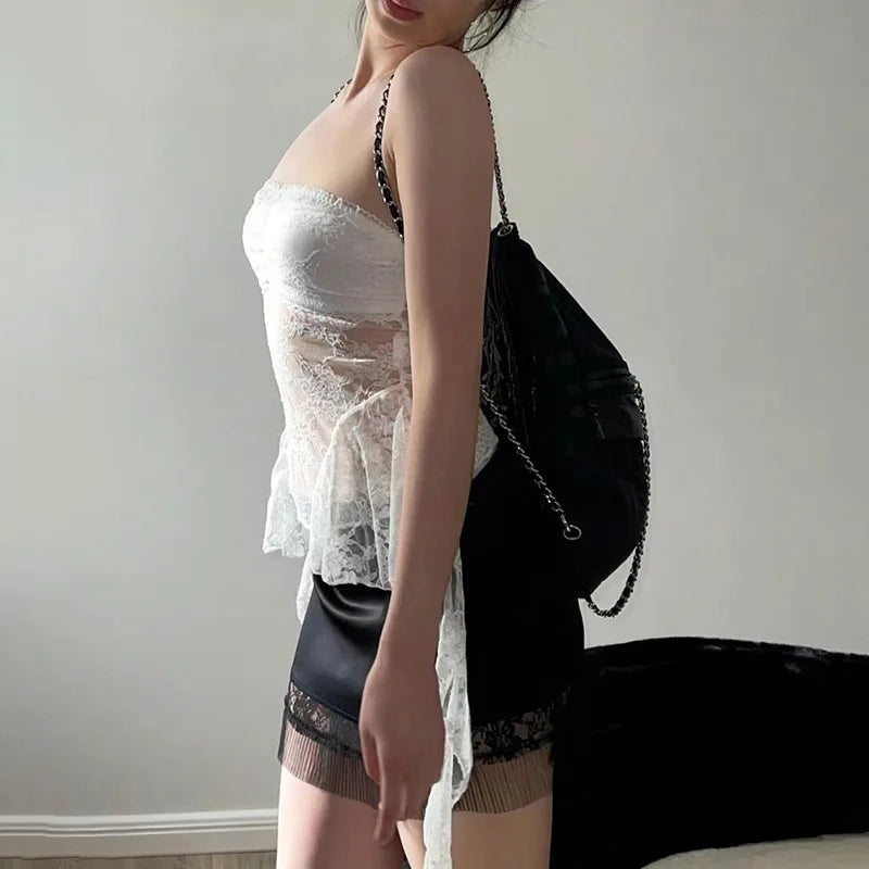 Lace Patchwork Floral Top