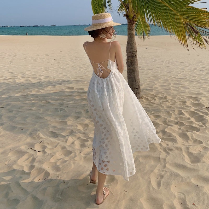 Seaside Vacation Beach Travel Photo Dress