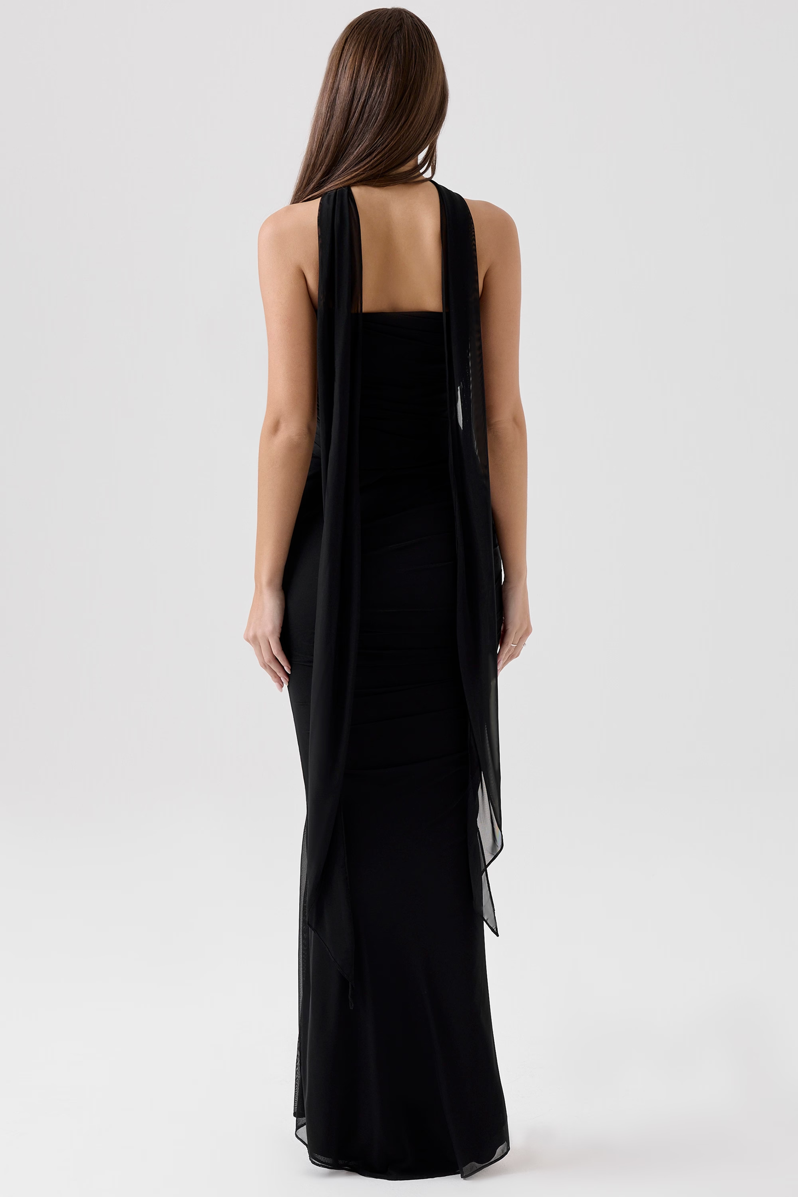 Black Strapless Bodycon Two Piece Set
