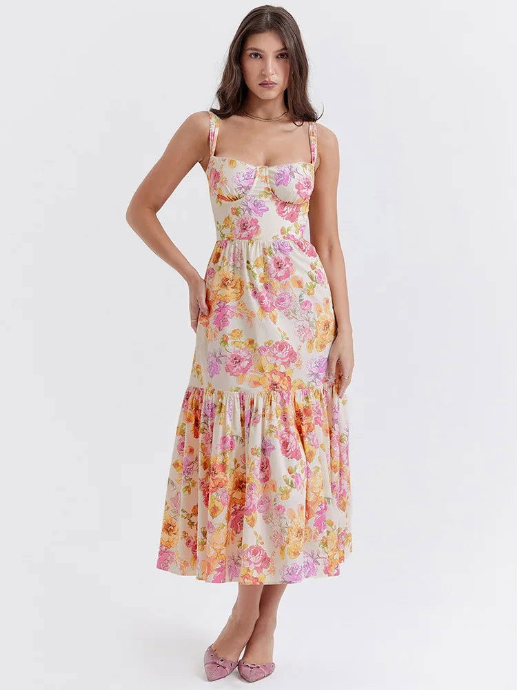 A-Line Bodycon Midi Dress