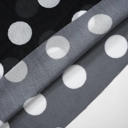 Black Polka Dot Sheer T-Shirt