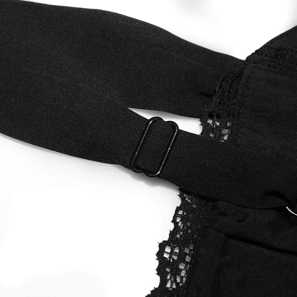 Button Lace Up Midi Dress
