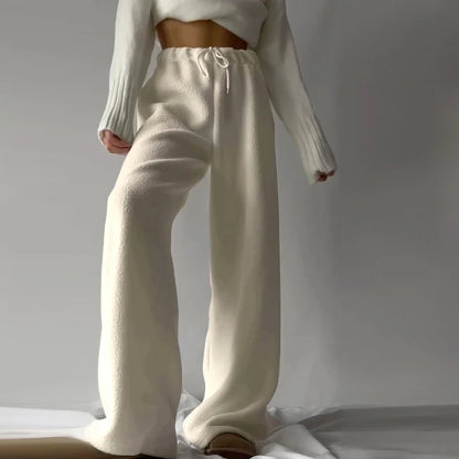 Thermal Lined Comfy Trousers with Adjustable Drawstring