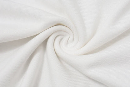 White Bodycon Long Sleeve Shirt