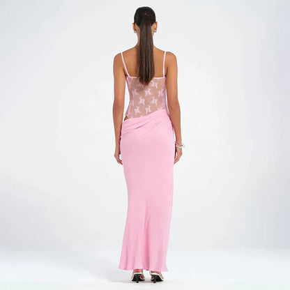 Lace Fishtail Camisole Dress
