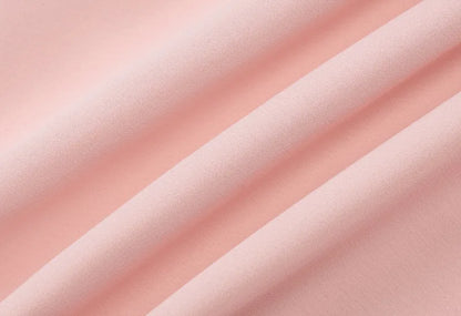 Pink V-Neck Sleeveless Chiffon Patchwork Midi Dress