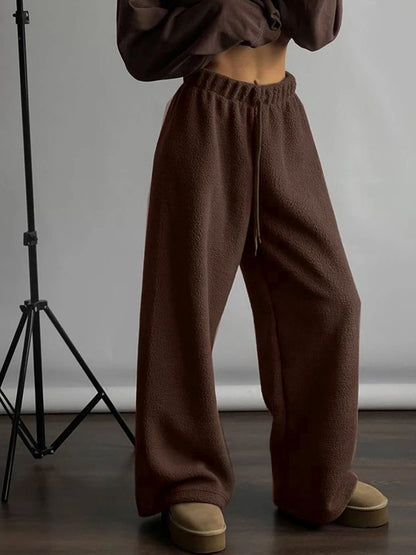 Thermal Lined Comfy Trousers with Adjustable Drawstring