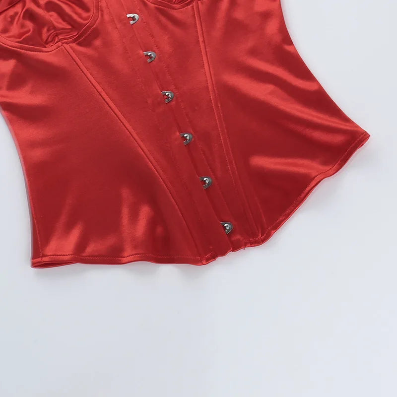 Satin Corset Top