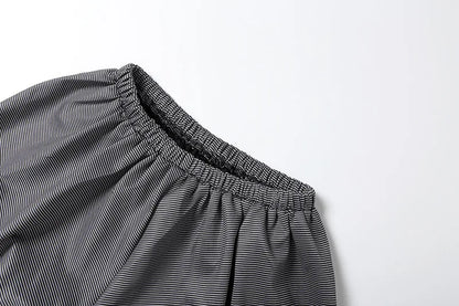 Long Sleeve Zipper Jacket and Bubble Shorts Two Piece Set