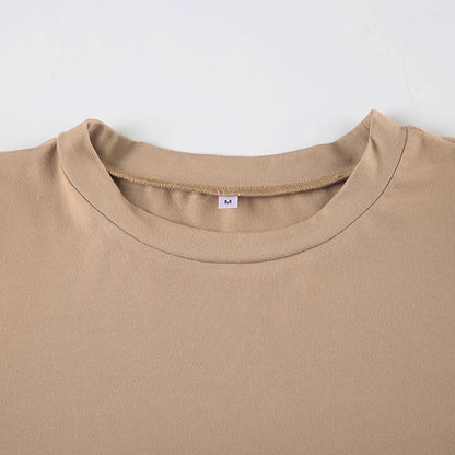 Patchwork Crewneck Striped T-Shirt