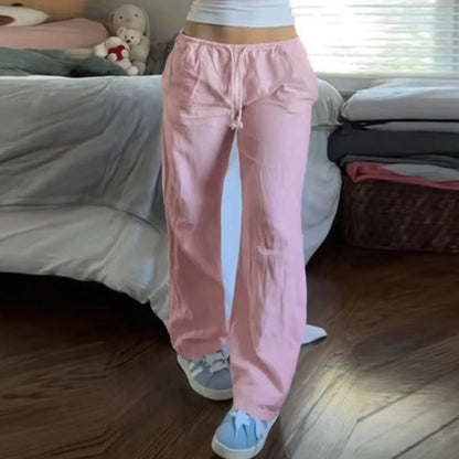 Loose Pink Retro Sweatpants Joggers