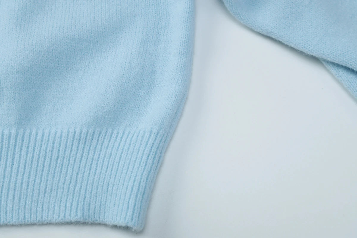 O-Neck Long Sleeve Cardigan
