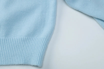O-Neck Long Sleeve Cardigan